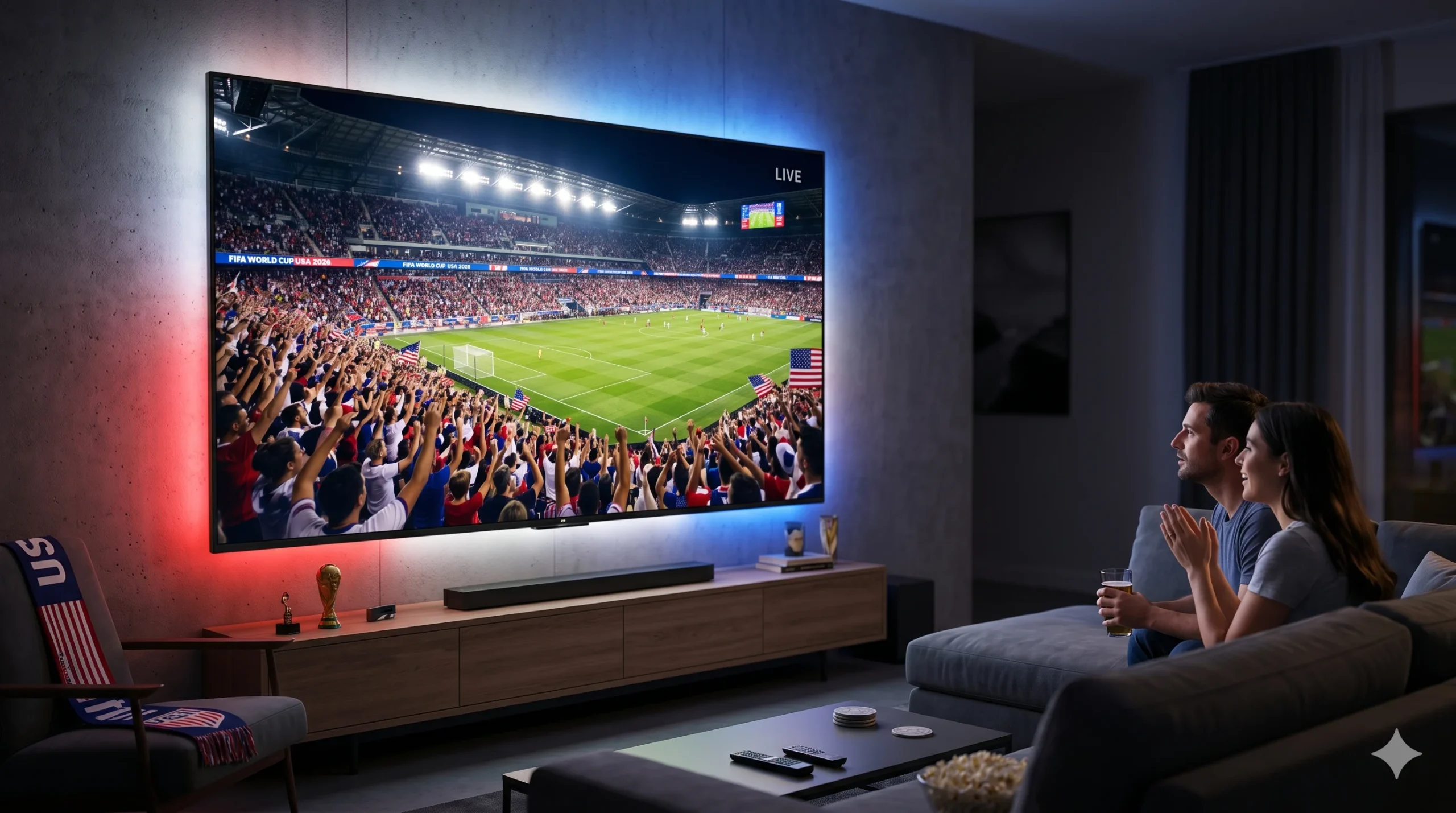 Best IPTV for the next FIFA World Cup 2026 in the USA - stadium view