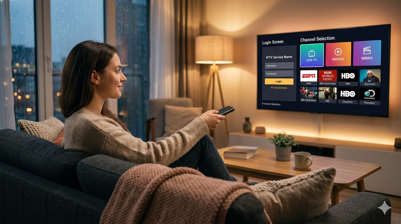 Setting up an IPTV subscription in the USA on a smart TV